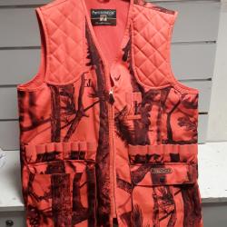 Gilet de chasse Percussion STRONGER orange taille.XL