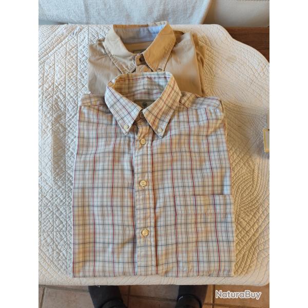 Lot de deux chemises beretta taille S