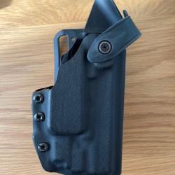 Holster pour Glock 19 Gen 5 + Olight PL Mini Valkyrie 2 (avec bride SLS)