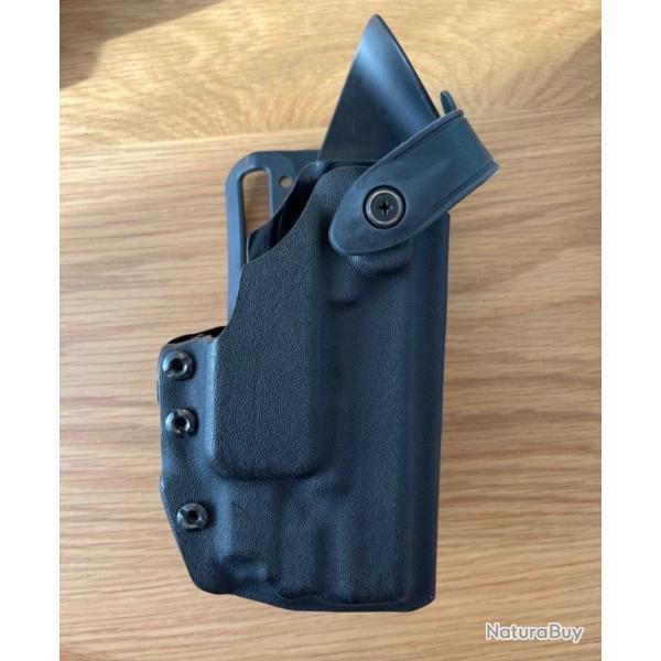 Holster pour Glock 19 Gen 5 + Olight PL Mini Valkyrie 2 (avec bride SLS)