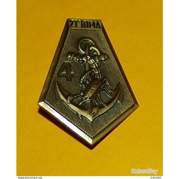 21� R�giment d'Infanterie de Marine, 4� Escadron, bronze, matricul� 145 , FABRICANT  J.BALME SAUMUR