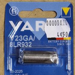 Pile V23GA Varta alcaline - HILMAR SUPER DESTOCK !!!