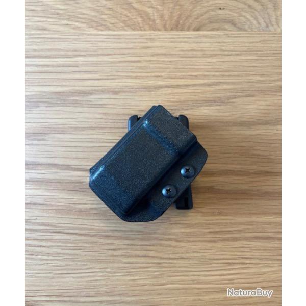 Porte-chargeur 9mm Kydex ��Omnivore�� inclin�
