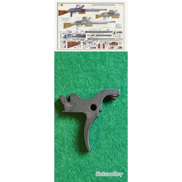 Queue de d�tente semi automatique avec ressort pour fusil mitrailleur FM 24 19