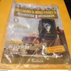 27&deg; DIVISION ALPINE , Arthus Bertrand pour ATLAS, AVEC SON LIVRET NEUF   FABRICANT ARTHUS BERTRAND P