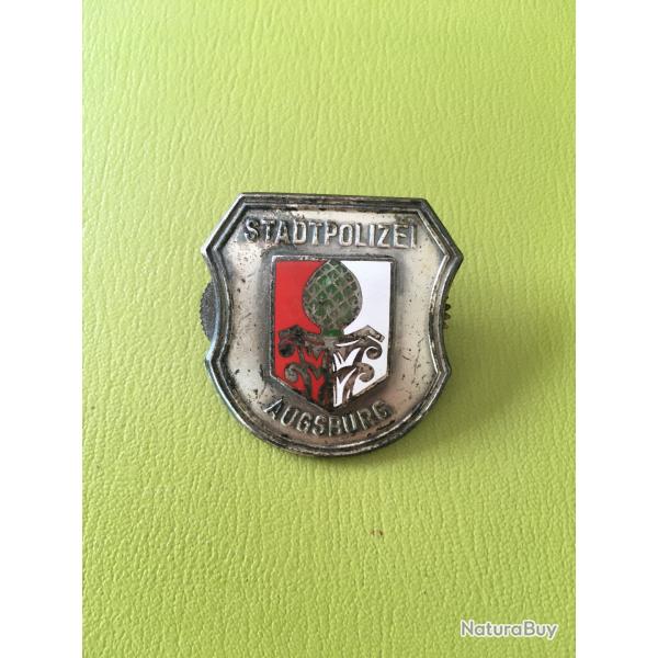 Insigne Police allemande Stadtpolizei Augsburg