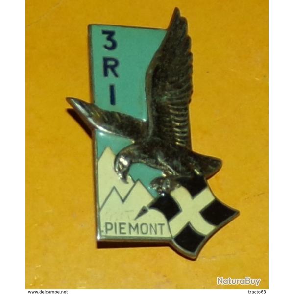 3� R�giment d'Infanterie, �mail, dos guilloch�, pastille oblongue, FABRICANT�DRAGO PARIS�,HOMOLOGATI