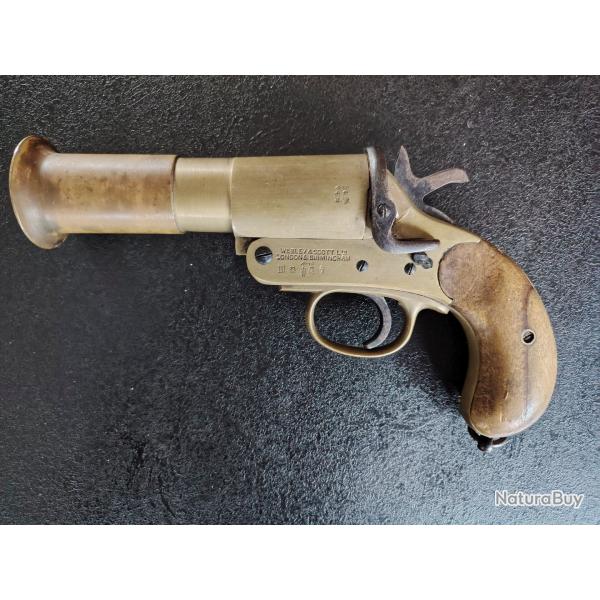 pistolet de collection Webley & Scott