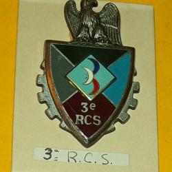 3&deg; Rgt Commandement Soutien, croissants ouverts, marron clair  , FABRICANT DRAGO PARIS   ,HOMOLOGATI