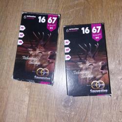 2 bo&icirc;tes de sauvestre calibre 16/70
