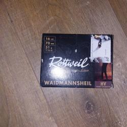 Rottweil waidmannsheil calibre 16/70 plomb N&deg;6