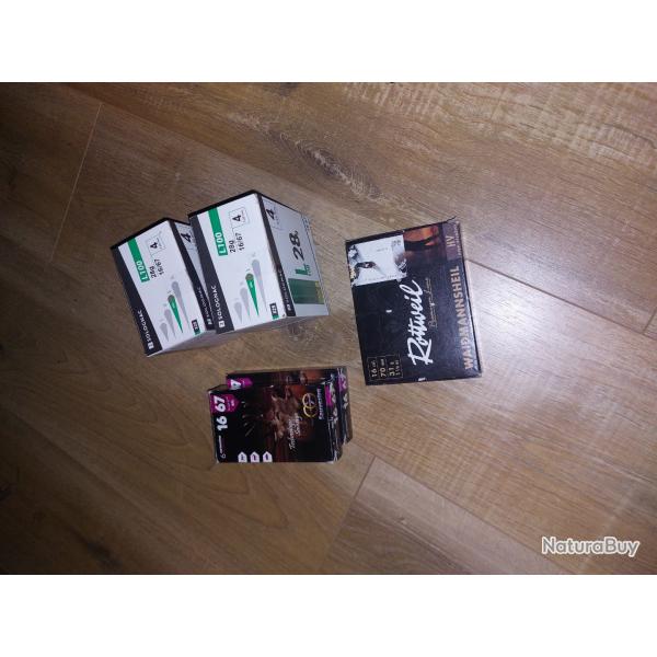 Lot cartouche calibre 16/70