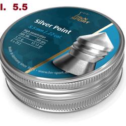 Plombs H&N  Silver Point - Cal. 5.5 mm  X 200