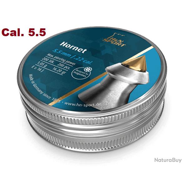 Plombs H&N  Sport  Hornet - Cal. 5.5 mm  X 200