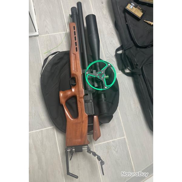 Carabine AGT Vulcan 2 tactic + lunette nikko stirling diamond, field target