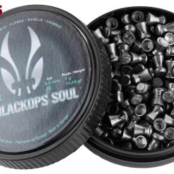 Plombs Black Ops SOUL  plat - Cal. 5.5 mm  X 250