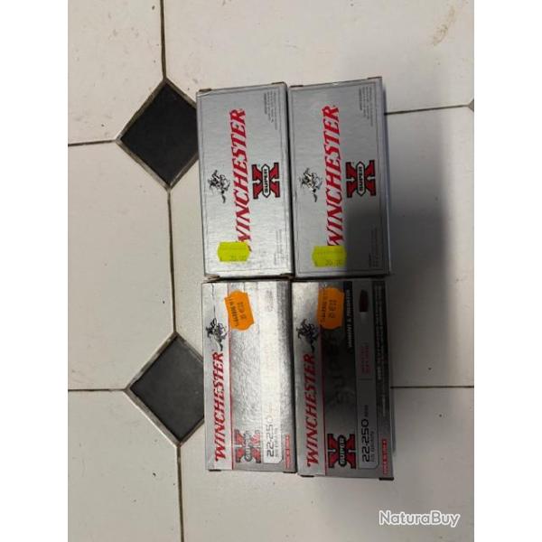 vends cartouches 22-250