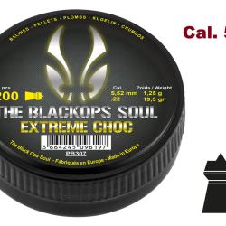 Plombs Black Ops SOUL  EXTREM CHOC   - Cal. 5.5 mm  X 200