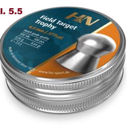 Plombs H&N  Field Target Trophy - Cal. 5.5 mm  X 250
