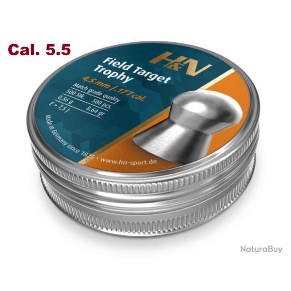 Plombs H&N  Field Target Trophy - Cal. 5.5 mm  X 250