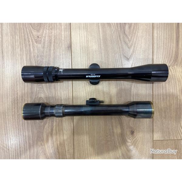 Lot lunettes de tir - 1� sans pris de reserve