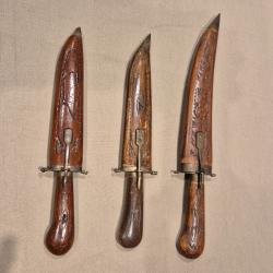 Lot couteaux Indien