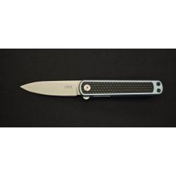 CRKT Pup 7070 - Couteau pliant de poche en acier AUS10, finition Bead Blast