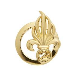 Insigne de b&eacute;ret Militaire 2 REI