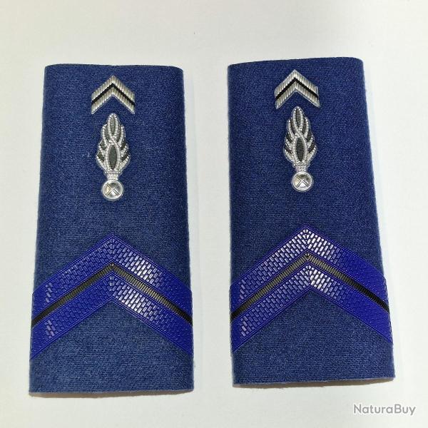 Fourreaux Gendarmerie D�partementale (vendu � la paire) Brigadier Rigide