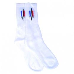 Chaussettes de Sport - Arm&eacute;e de Terre 43/46 Blanc