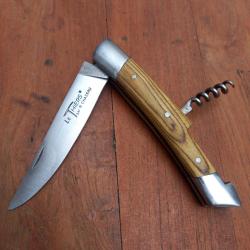 Couteau LE THIERS par R.CHAZEAU 2 Pi&eacute;ces Manche en Bois