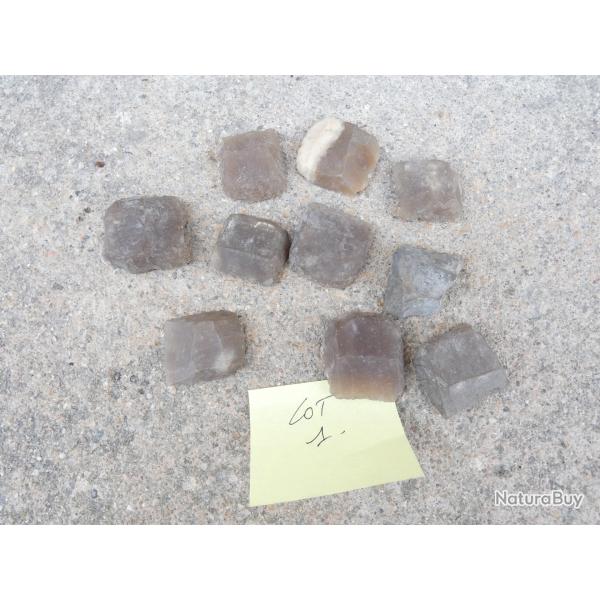 Lot de 10 Pierre a silex blonds pour Fusils r�glementaires 1777  An IX 1822 Lot 1