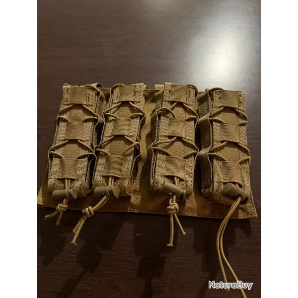 Carrier Panel Poche Open Top Chargeur SMG Delta Tactics - Coyote