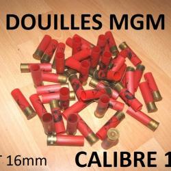 LOT 50 douilles MGM calibre 16 plastique longueur 65mm culot de 16mm - VENDU PAR JEPERCUTE (D25D105)