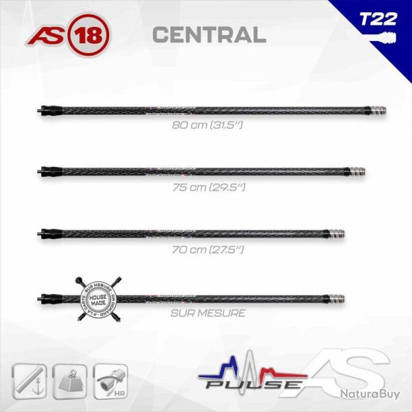 ARC SYSTEME - Central PULSE 18 22 mm 70cm (27.5")
