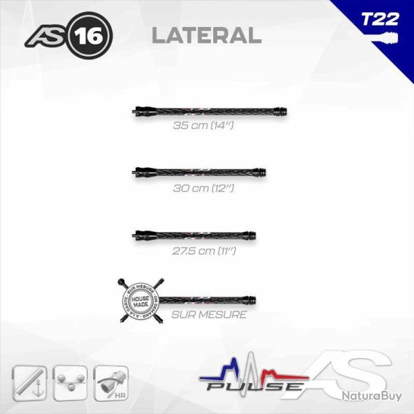 ARC SYSTEME - Lat�ral PULSE 16 22 mm 30cm (12")