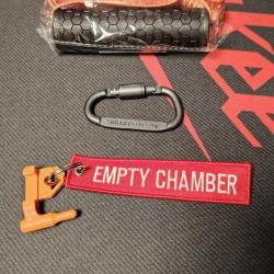 lot harnais de chasse , mousqueton, drapeau semi auto