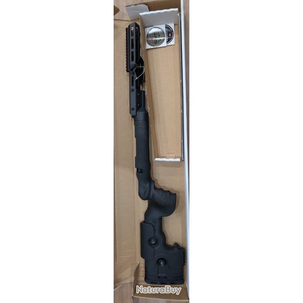Crosse pour carabine GRS WARG Remington 700 BDL SA noire
