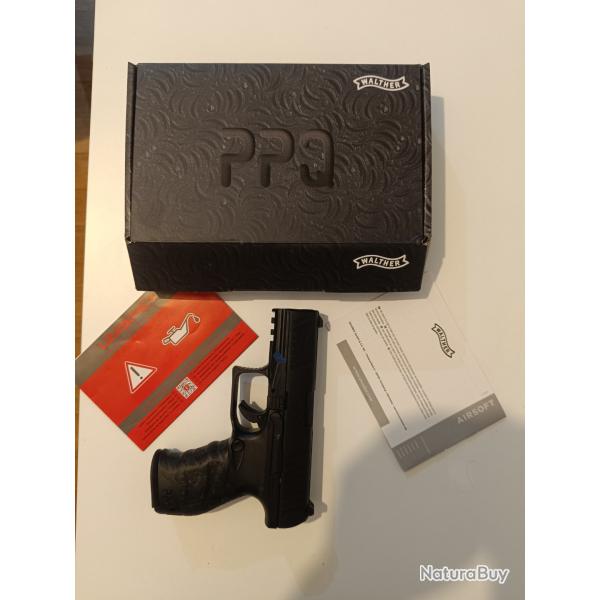 Pistolet Walther PPQ M2 GBB Gaz Blowback Umarex VFC - Noir