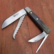 ANCIEN COUTEAU DE MÉTIER, BROSSARD, THIERS, manche CORNE. EUR 25,00