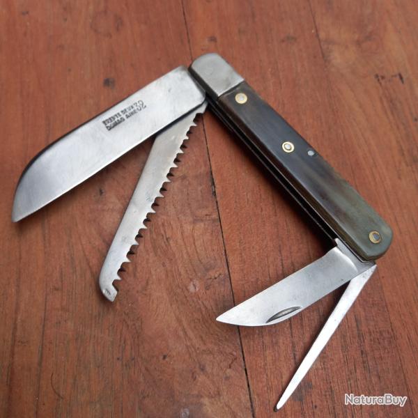 Couteau R�gional CHARRETIER 32 DUMAS AINE 4 Pi�ces Manche en Corne