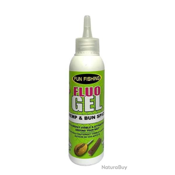 Fluo Booster Gel Fun Fishing 125ml Hemp Bun Spice