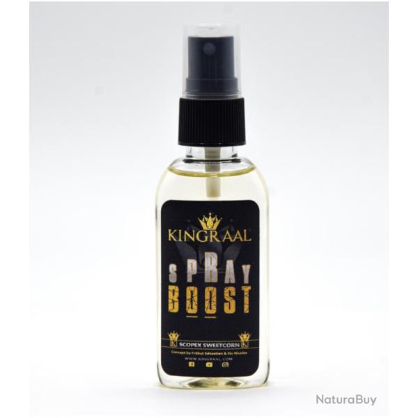 Spray Boost Scopex Sweetcorn 55ml Kingraal - Booster Attractant Liquide Carpe