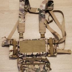 Chest rig camo desert airsoft