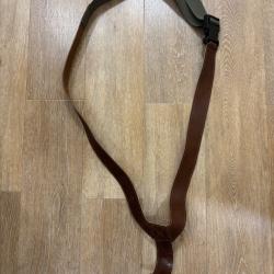 Sangle en cuir repose arme