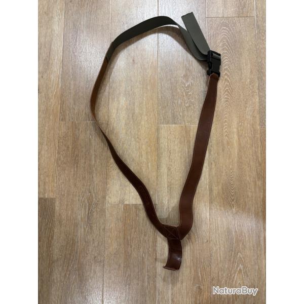Sangle en cuir repose arme
