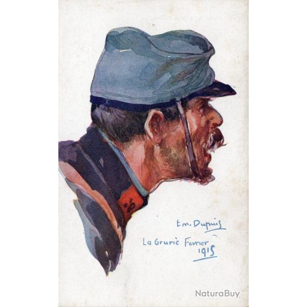 CPA- Emi Dupuis La Gruric F�vrier 1915 " Nos Poilus -N�7489