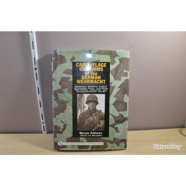 Livre book Camouflage Uniforms of the German Wehrmacht: Manufacturers, Zeltbahnen,