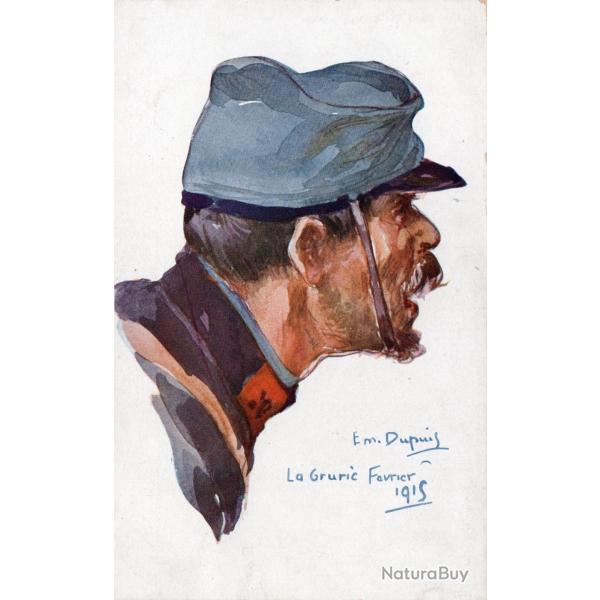 CPA- Emi Dupuis La Gruric F�vrier 1915 " Nos Poilus -N�7490
