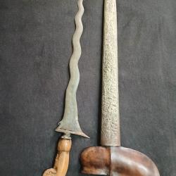 Couteau ou poignard kriss